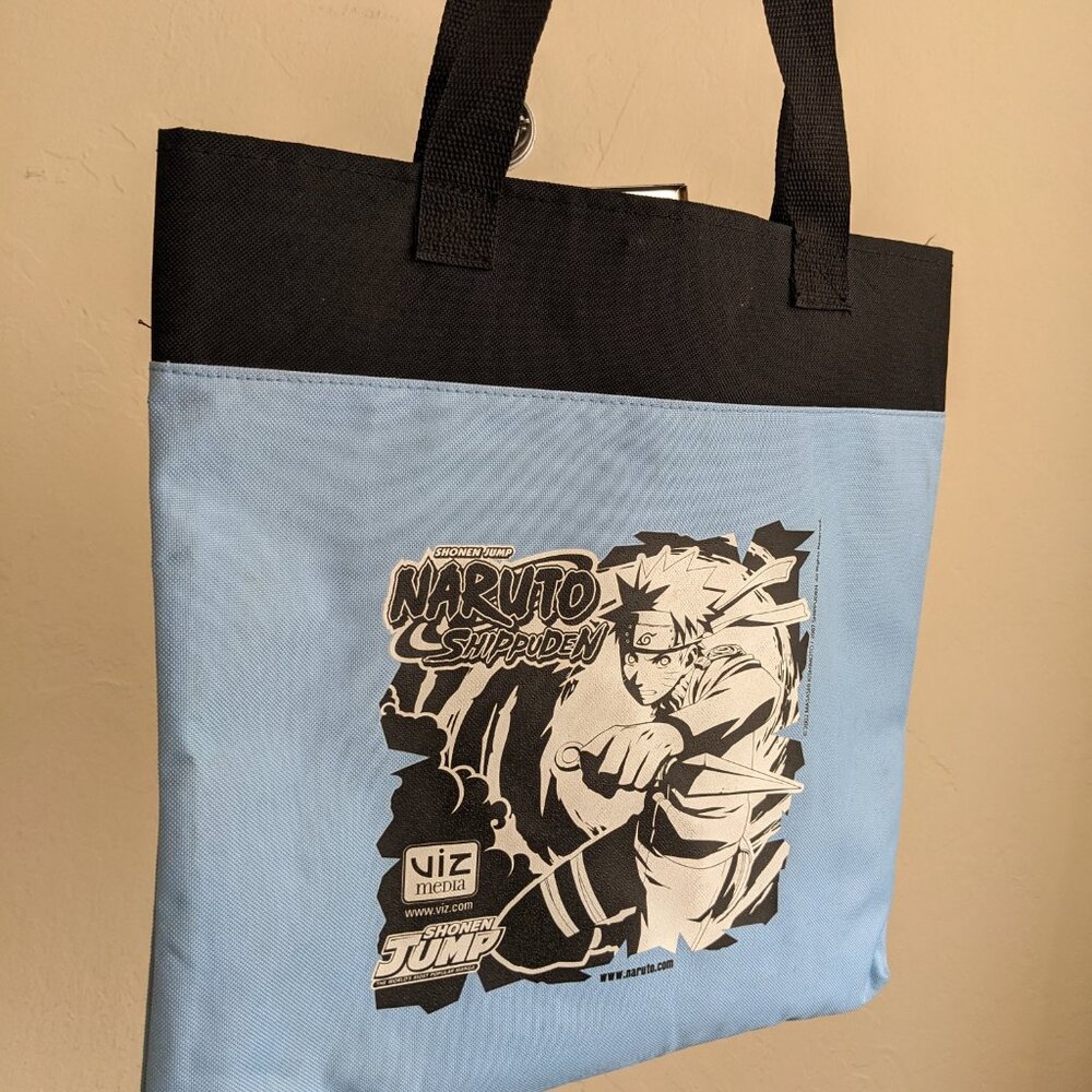Shonen Jump Naruto Shippuden / Rin-Ne Viz Media SDCC Tote Bag 2009 Comic-Con
